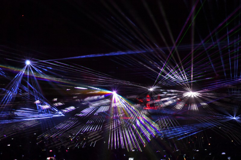 Jean Michel Jarre at Baalbeck Festival